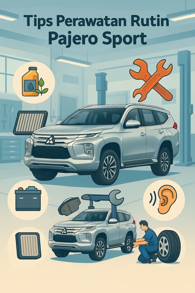 Gambar Tips Perawatan Rutin Pajero Sport