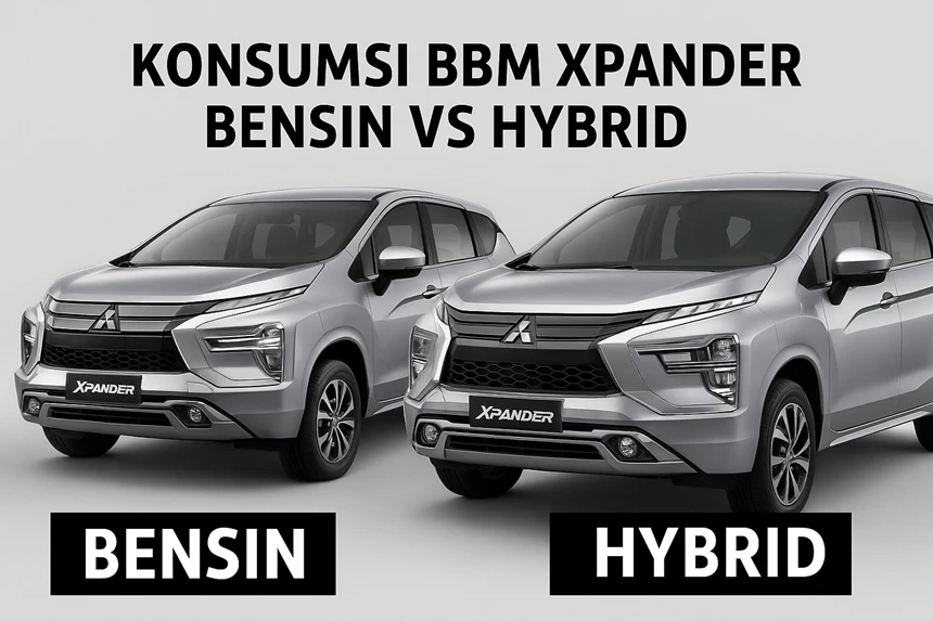 konsumsi bbm xpander bensin vs hybrid