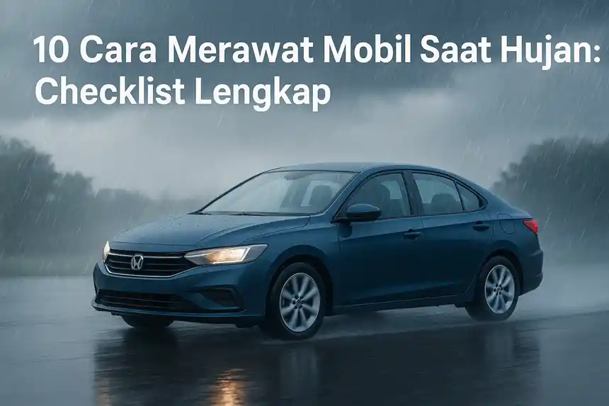 Cara Merawat Mobil Saat Hujan